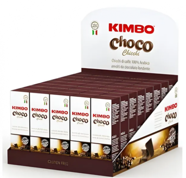 vendita KIMBO CHOCO CHICCHI Pz.40 GR.30  greco dolciaria, vendita dolciumi  all'ingrosso