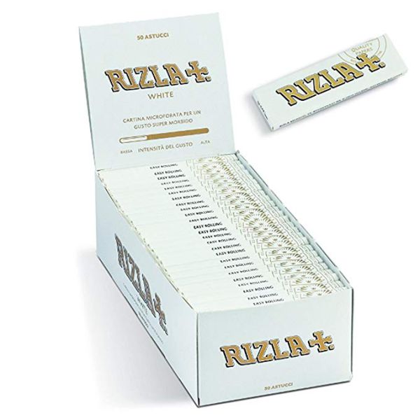 vendita CARTINE RIZLA CORTE WHITE PZ.50 Rizla  greco dolciaria, vendita  dolciumi all'ingrosso